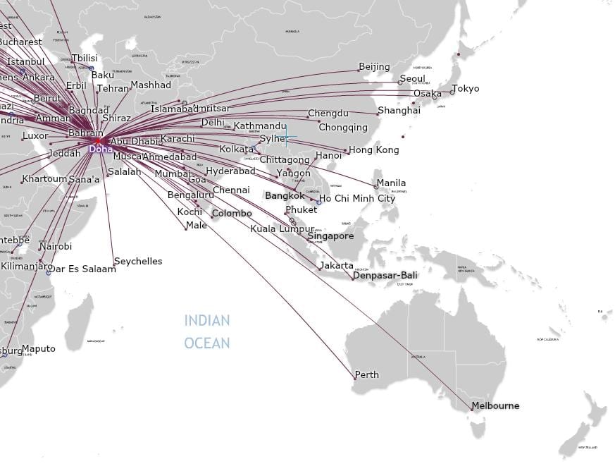 qatar airlines anzeigen