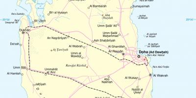 Qatar Straße route anzeigen